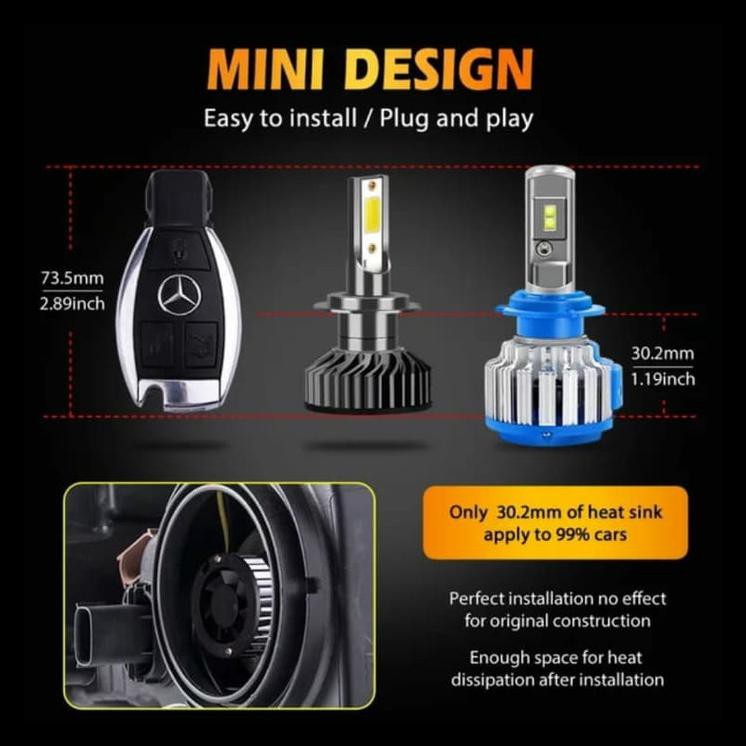 DISKON LAMPU LED H1 H4 H7 H11