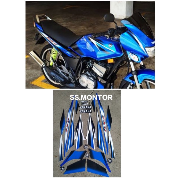 STRIPING STIKER RXZ CATALYZER BIRU