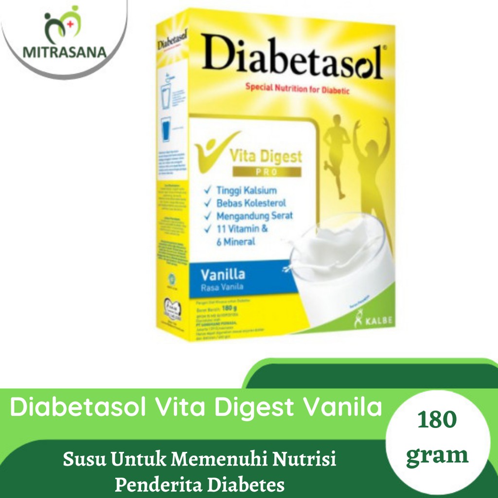 

Diabetasol Vita Digest Vanilla Isi170gr