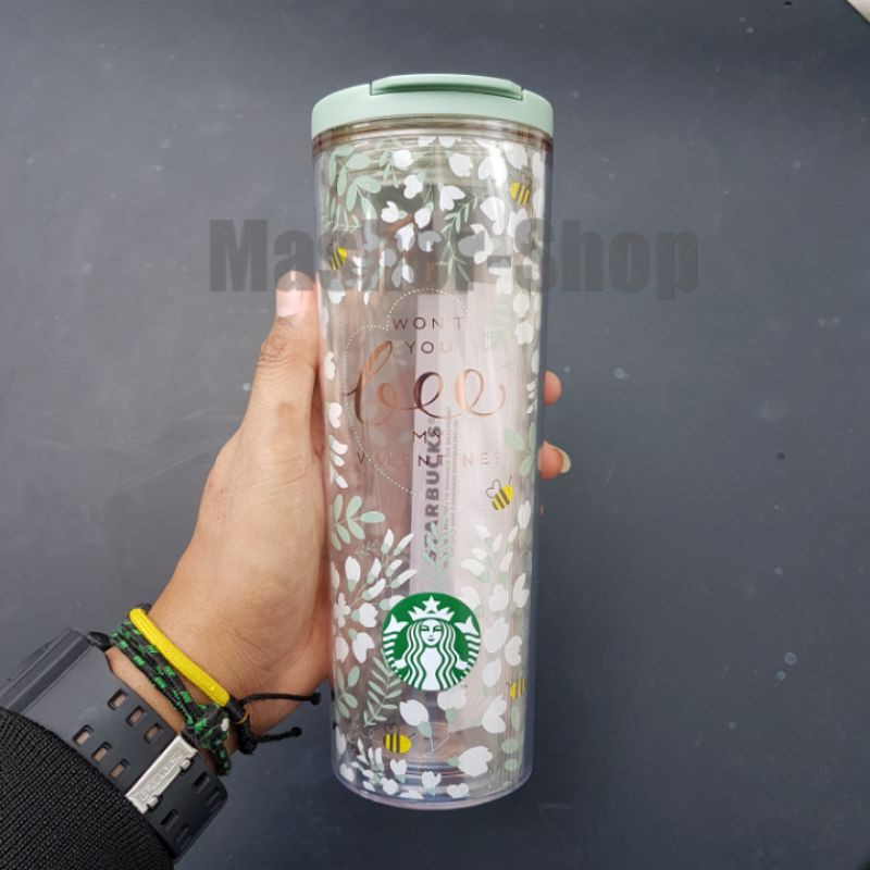 Tumbler Starbucks® Original Valentine Bee Mine Flower 2021