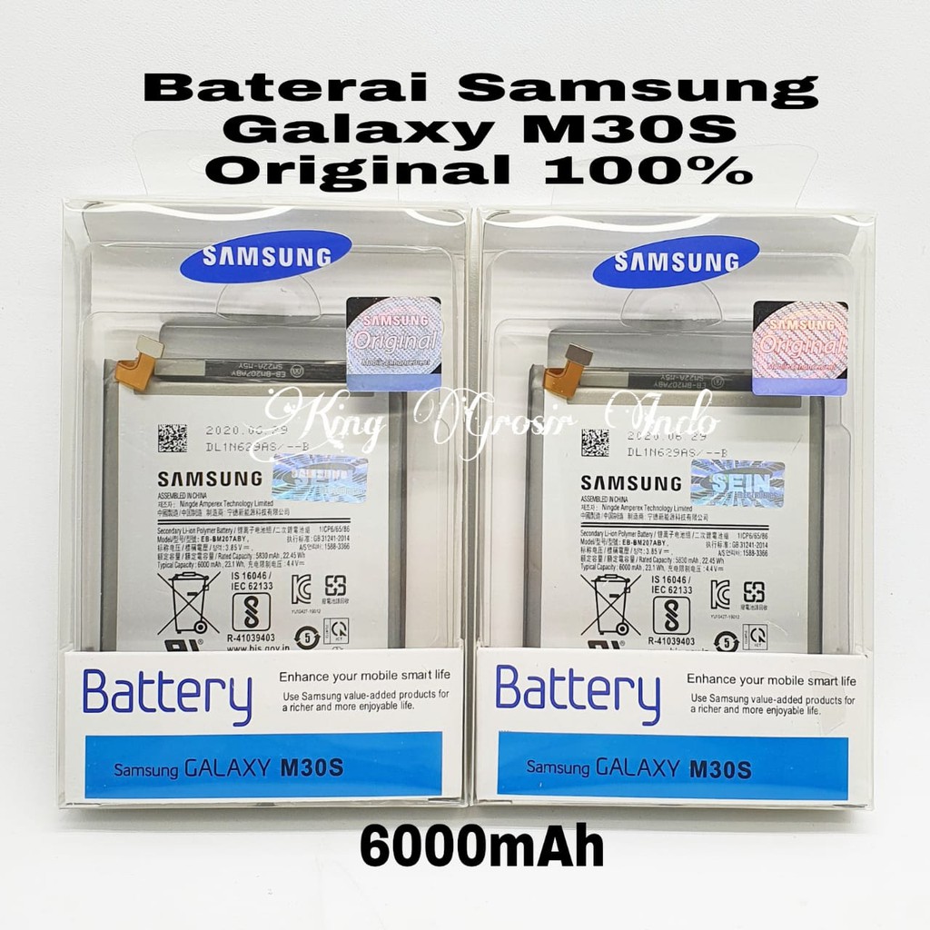 Baterai Samsung Galaxy M30S EB-BM207ABY  Original 100% Battery