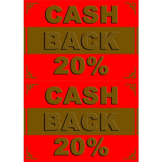 

CASHBACK / KERTAS TULISAN LAMINATING / KERTAS HARGA BANDROL / NAMETAG HARGA JUALAN / KERTAS OBRAL HARGA JUALAN