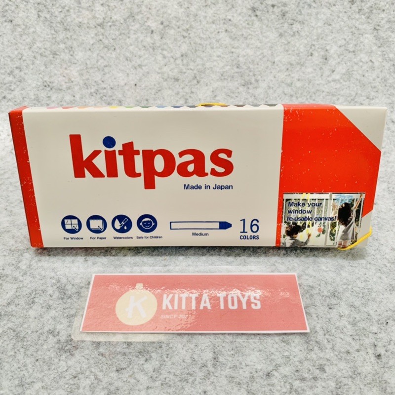 

Kitpas Crayon Japan Original Classic 16 Colors Alat Lukis Mewarnai Menggambar Anak