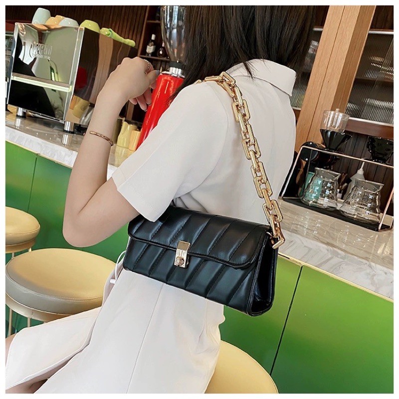 ✨✨HOT SALE✨✨ TAS SHOULDERBAG SELEMPANG SLINGBAG RANTAI IMPORT CEWEK WANITA KONDANGAN BAHU LB- 142