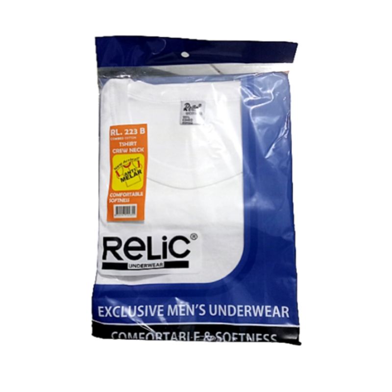 RELIC Kaos Oblong Pria Exclusive Mens Underwear Crew Neck Kaos Dalam Pria Oneck Original Dewasa