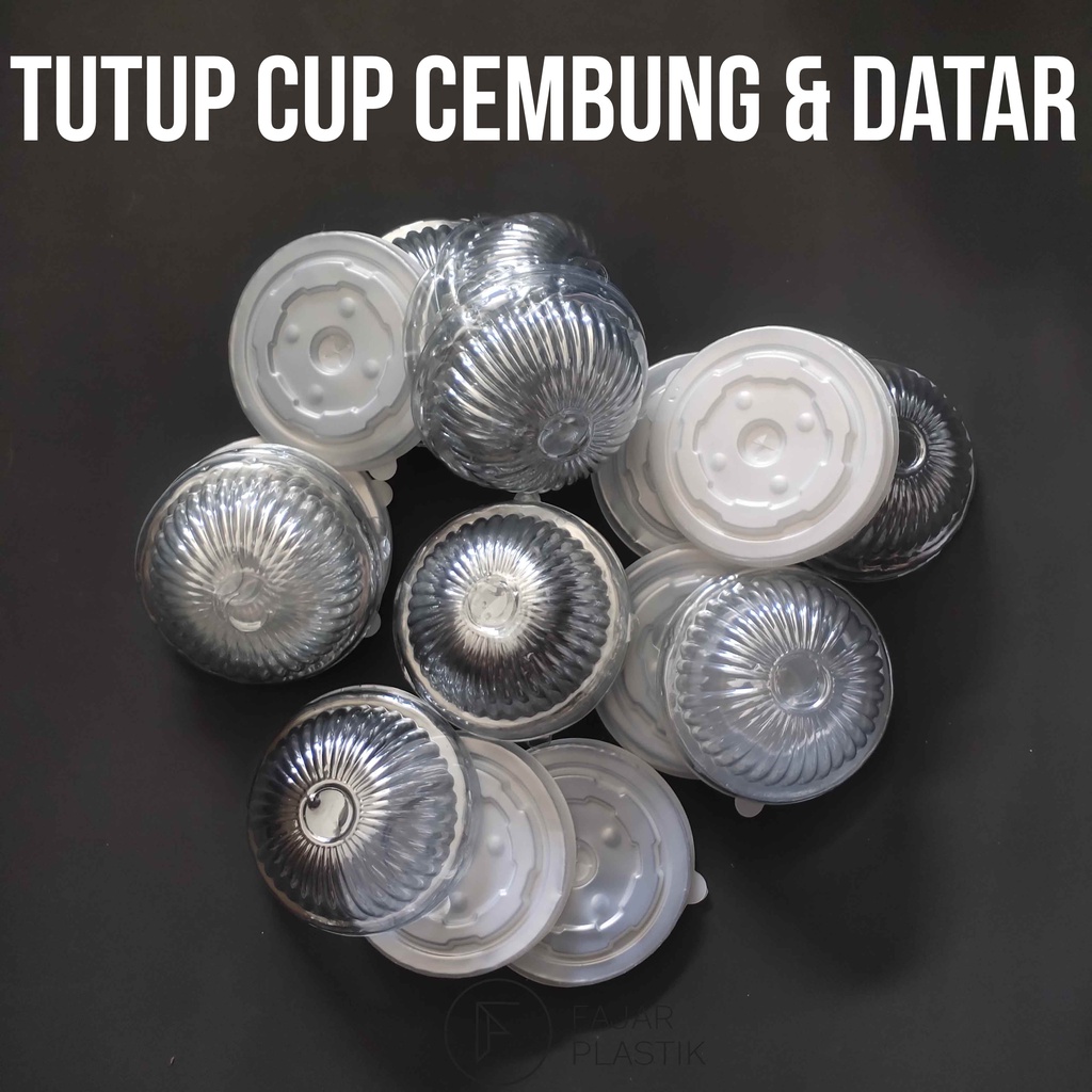 Tutup Cup/Tutup Gelas/Tutup Plastik/Cup Gelas/Cup Plastik/Tutup Cup Datar/Tutup Cup Cembung Untuk Uk
