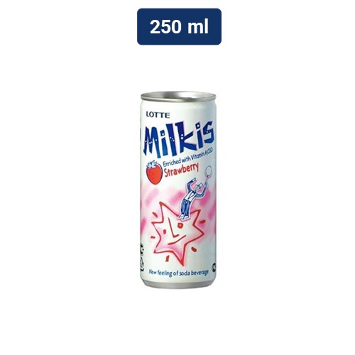 

Lotte Milkis Susu Strawberry 250 ml