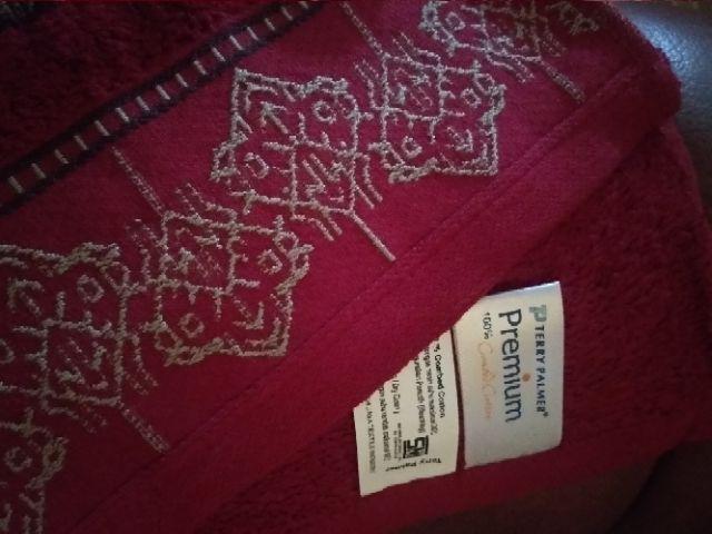 Handuk Premium Terry Palmer Motif Ukuran 50 X 100 Cm