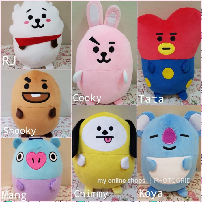 Boneka karakter BT21 terbaru murah lucu hadiah anak anak