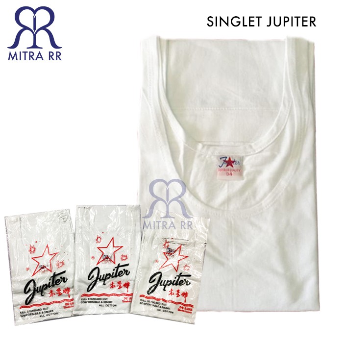 Kaos Dalam / Singlet Putih Singlet Jupiter Jadul Legenda