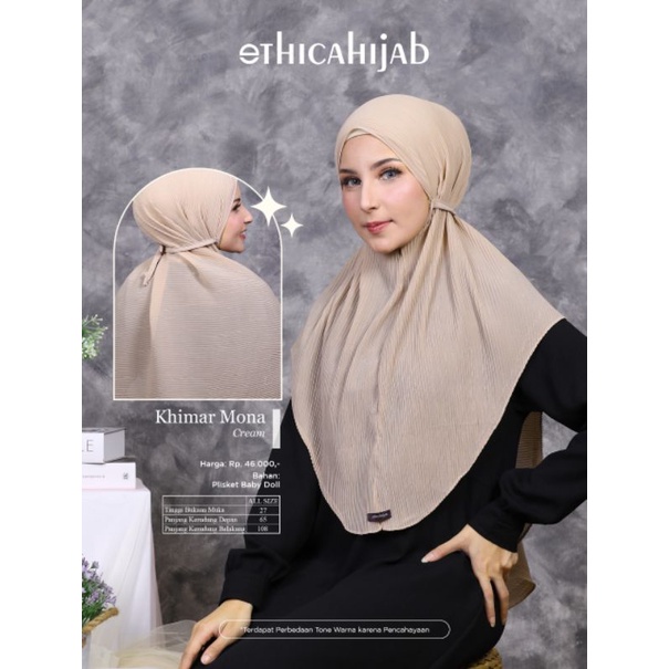 hijab ethica Khimar Mona TERMURAH