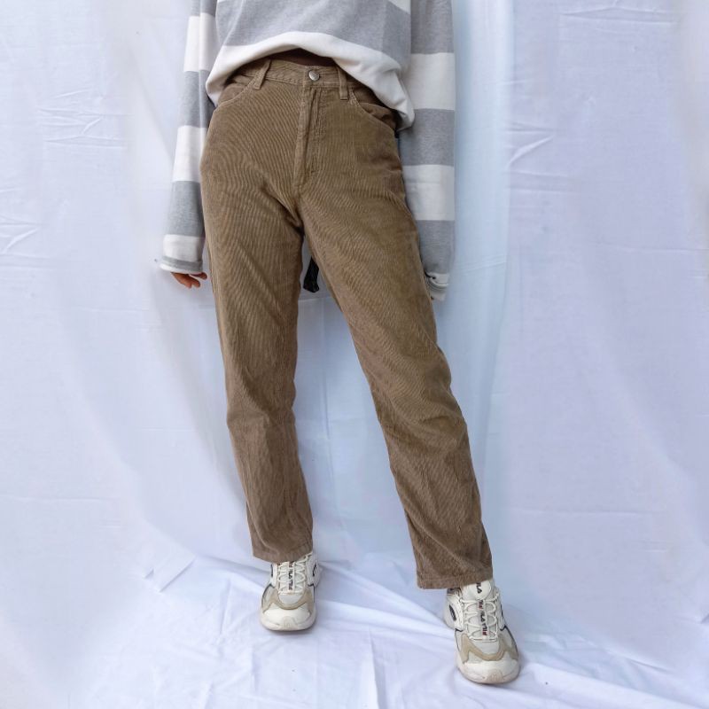 Celana wanita Corduroy Pants Seconhand - Loro Piana