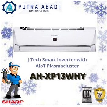 AC SPLIT SHARP 1,5 PK J- TECH SMART INVERTER - AH XP13WHY