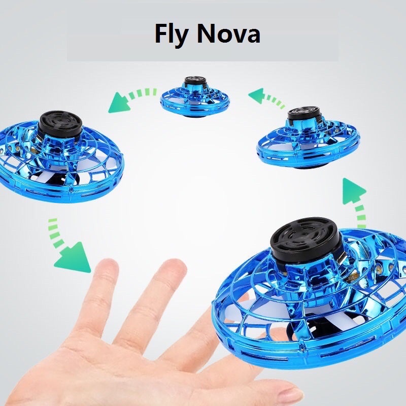 Fly Nova Drone Spinner Mini Bentuk Ufo