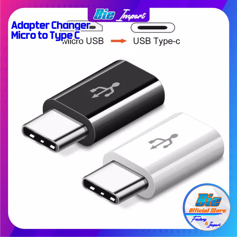 Converter Micro USB to Type C Original