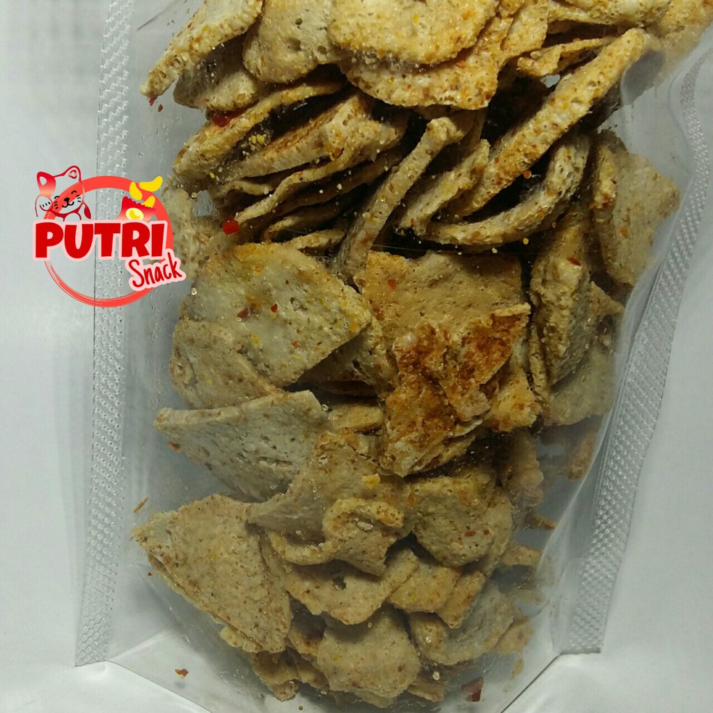 Keripik Basreng Baso Goreng 50gr+ Daun Jeruk