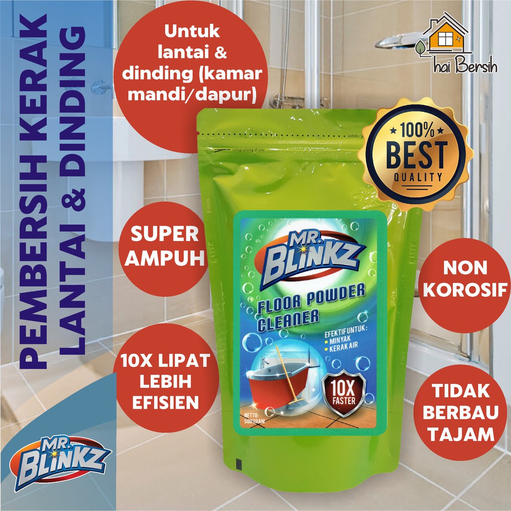 MR BLINKZ PEMBERSIH KERAK LANTAI DINDING KAMAR MANDI & DAPUR PEMBERSIH