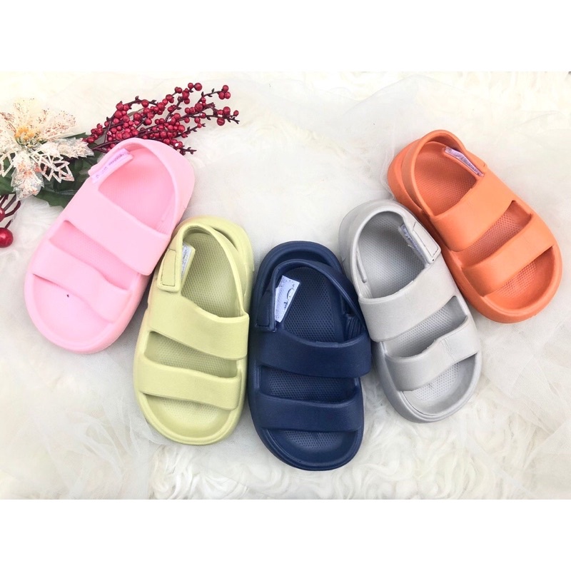 [Size 18-29] SANDAL ANAK LAKI LAKI PEREMPUAN MOREGO 218 / SEPATU SANDAL JELLY PASTEL KARET BALITA