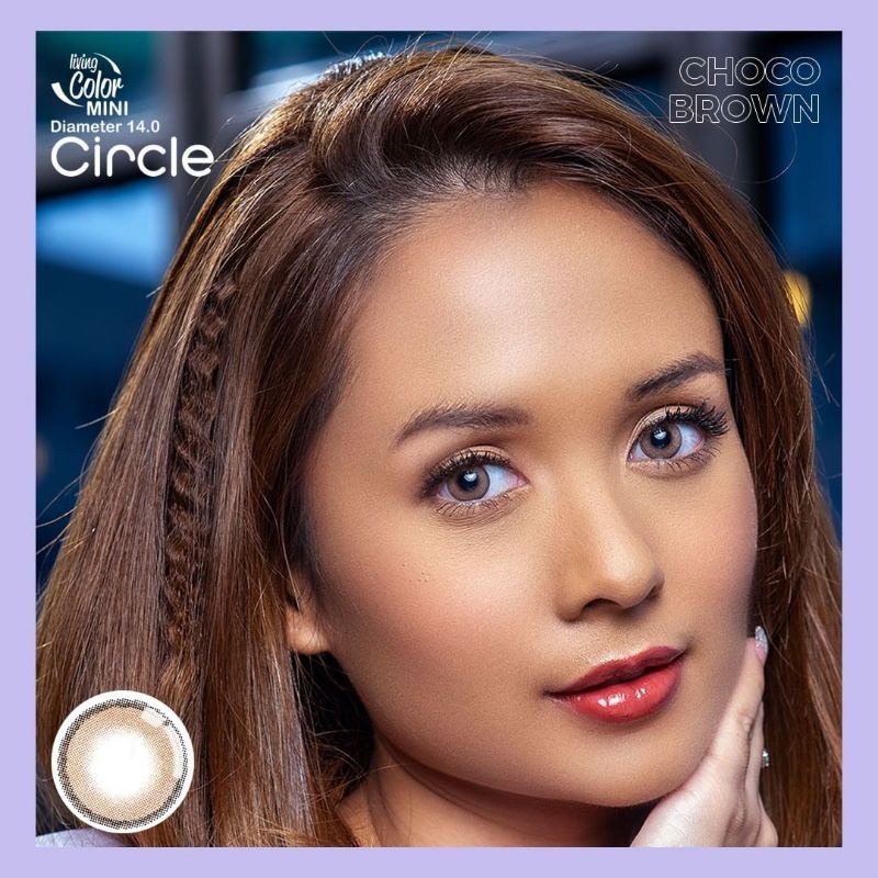 softlens warna diameter kecil 14 mm living colour mini circle