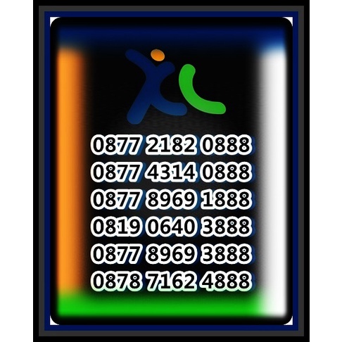 Perdana XL Axiata 4G Nomor Cantik Seri Ekor Triple 888, 999 & 000 (Ribuan)