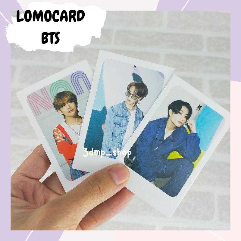 [30 lembar] lomocard lomo card bts be kartu photocard