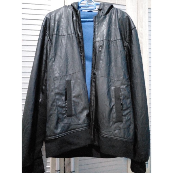 Jaket kulit  preloved Zara Man Original