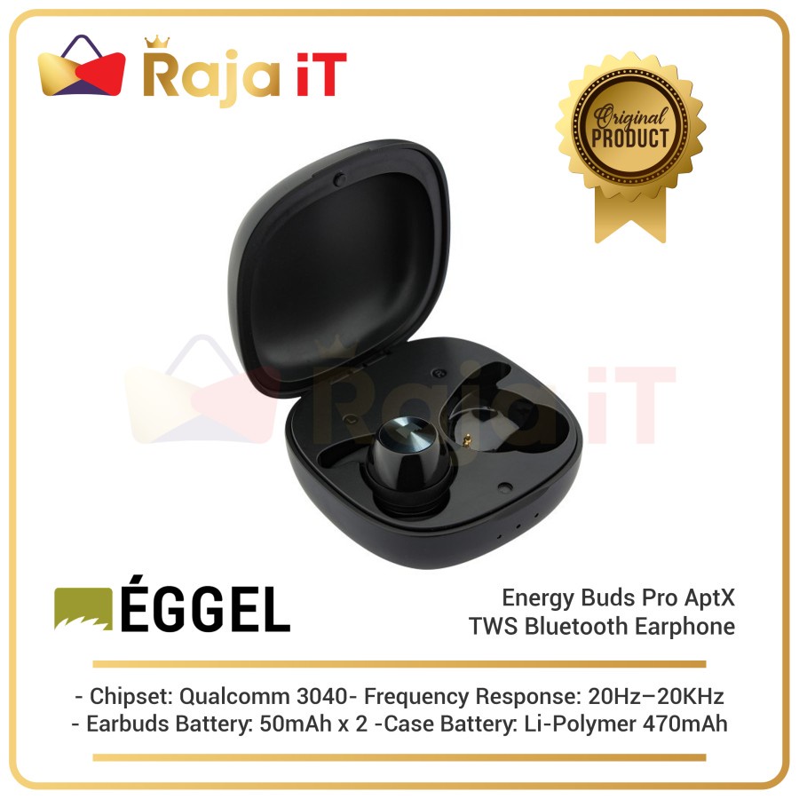 EGGEL Energy Buds Pro AptX TWS Bluetooth Earphone with Gaming Mode