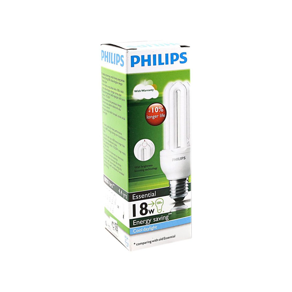 LAMPU ESSENTIAL PHILIPS 18 WATT PRODUK ORIGINAL GARANSI 1 TAHUN