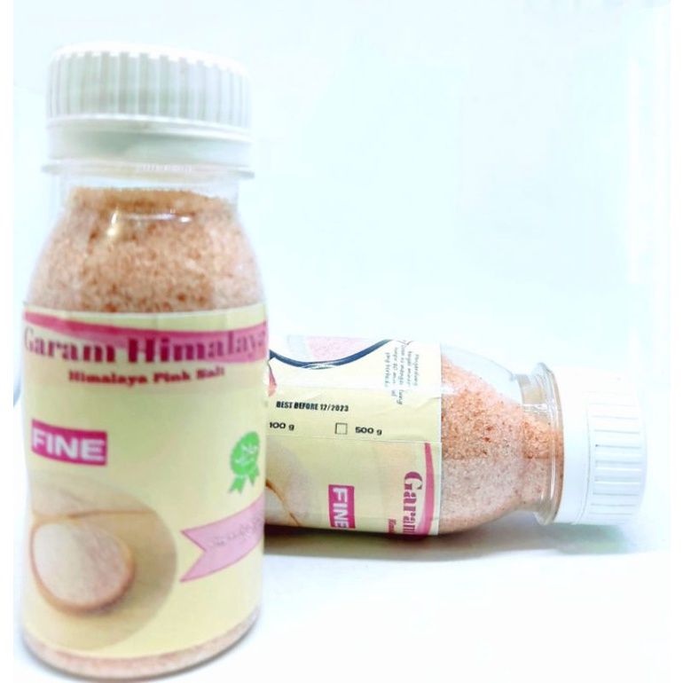Garam Himalaya Pink Salt//Halus Organic Kemasan Premium 100gr