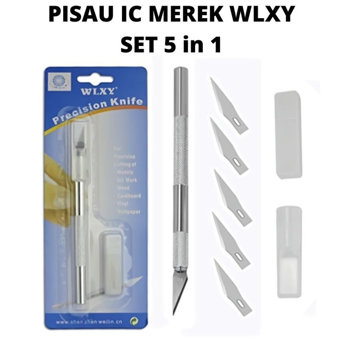 

UKIR-ALAT- PISAU IC MEREK WLXY SET 5 IN 1 -ALAT-UKIR.