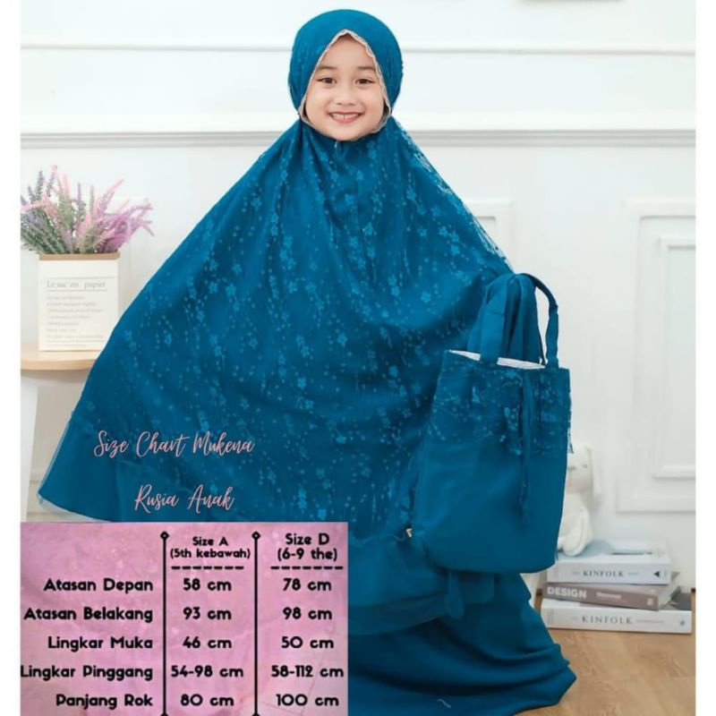 Mukena anak Rusia dalanova