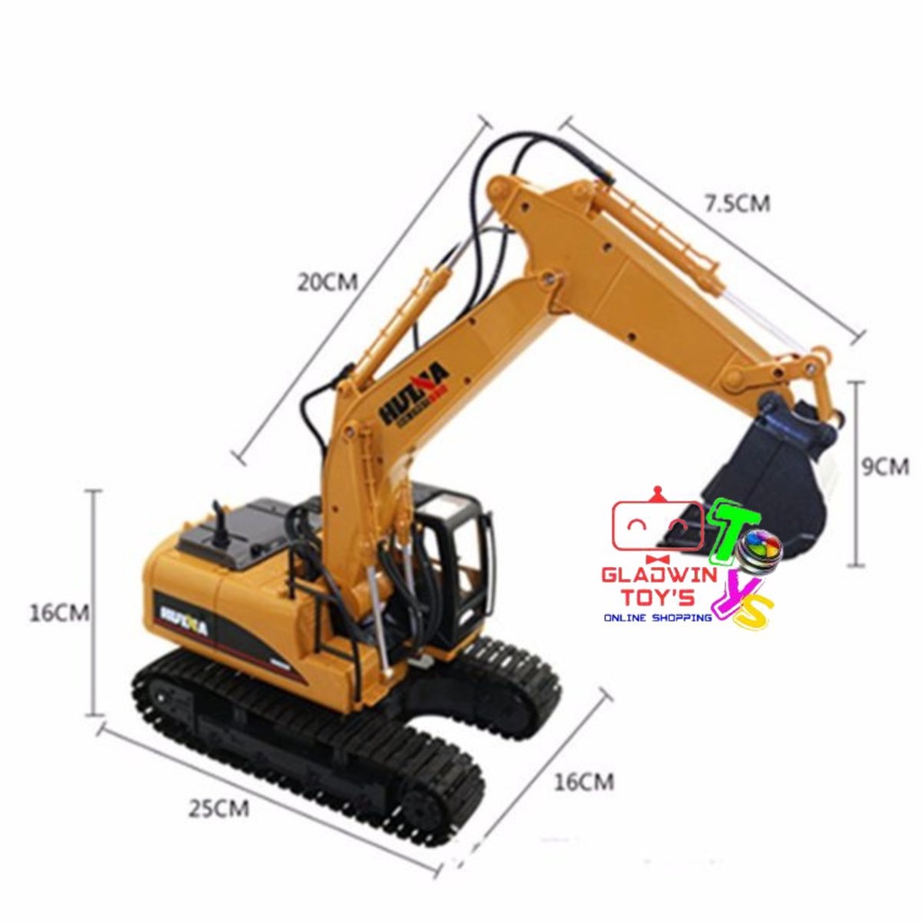 RC EXCAVATOR HEAVY MACHINE DIGGER SUPER POWER MOBIL GALI RC BEKO