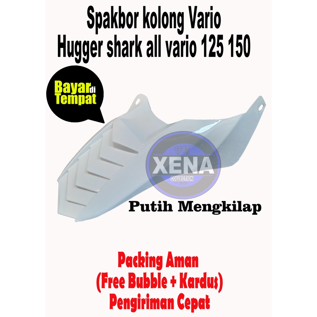 HUNGGER / SPAKBOR KOLONG VARIO 125 /150 / Spakbor kolong vario 125 vario 150 theno hugger / Spakbor Kolong Vario Hugger Shark Vario 150 &amp; 125 / Spakbor Kolong Huger Penahan Lumpur Vario 125 &amp; 150