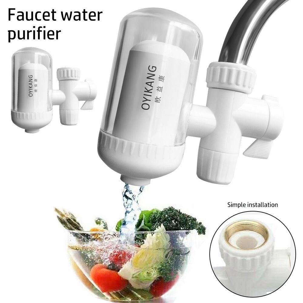 Solighter Saringan Air Keran Keramik Percolator Water Filter Purifier Slashproof Nozzle Water Faucet Sprayer