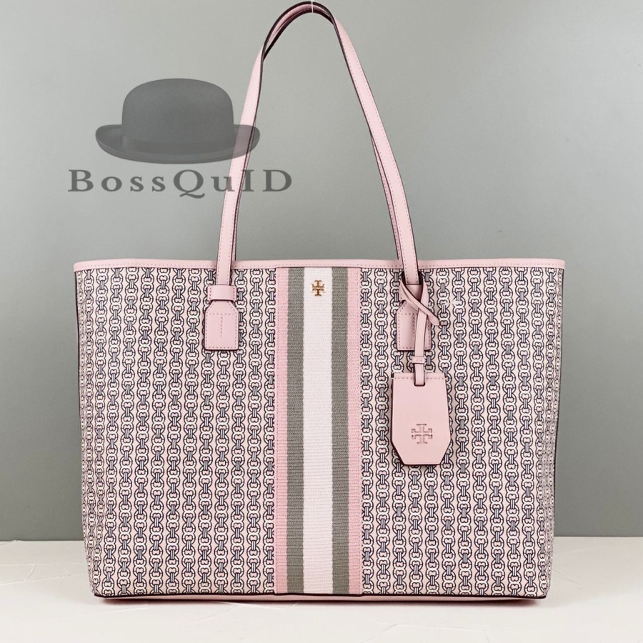 Tory Burch Gemini Link Tote Bag Coastal Pink