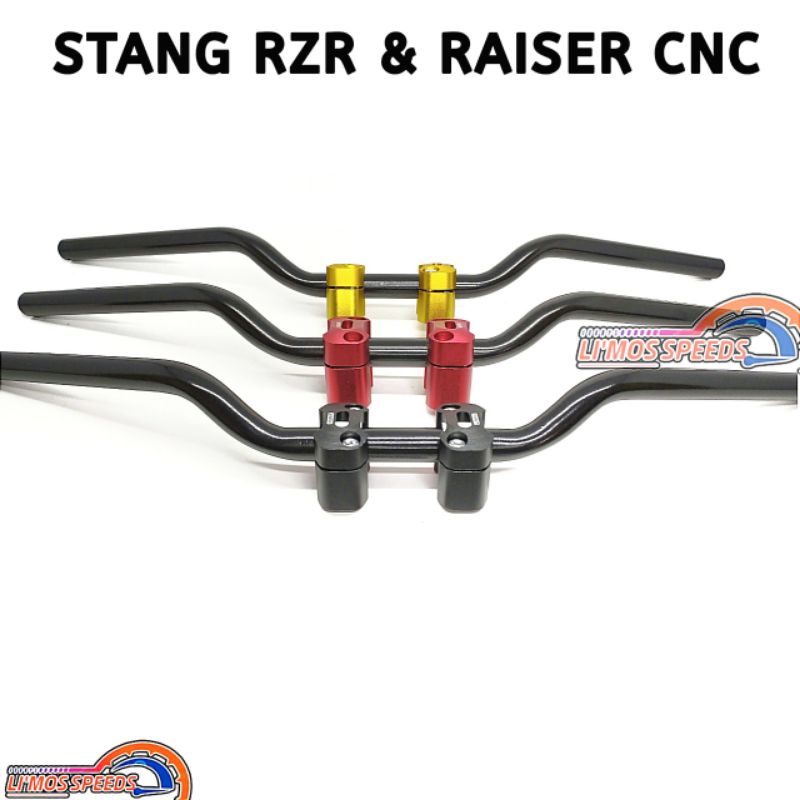 Stang RZR Plus Raiser PNP Satria Fu, Vixion CB 150R  Full set stang Raiser cnc