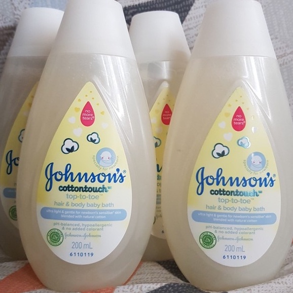 Johnsons Baby Cottontouch Hair and Body Baby Bath Top To Toe 200 ML