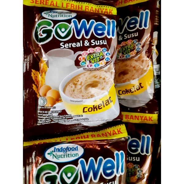 Gowell Sereal renceng 29 gr x 10pcs ( free sendok selama persediaan ada )