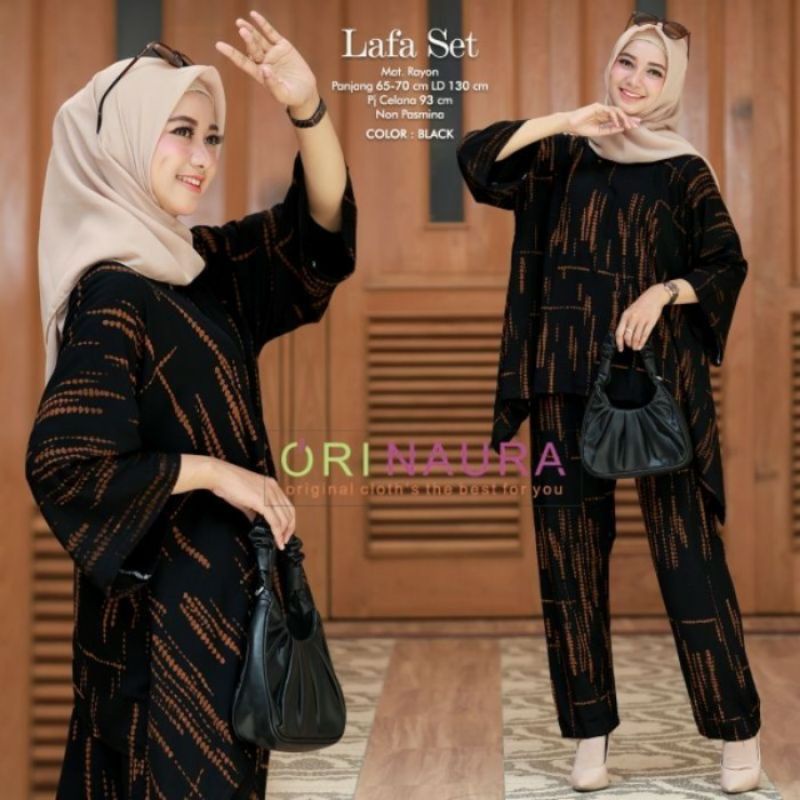 SETELAN RAYON JUMBO/ ONE SET TIE DYE MOTIF GALARAN