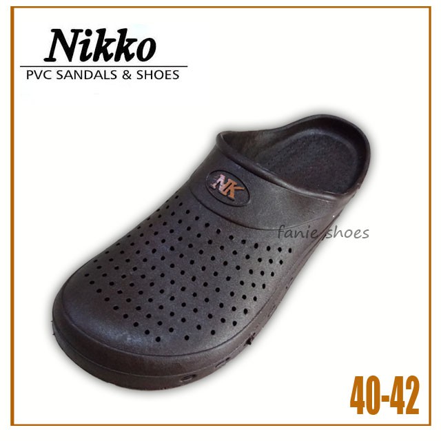 Nikko Sandal Selop Bakpao Baim 40-42 Coklat Pria / Sandal Karet Pria Tahan Air