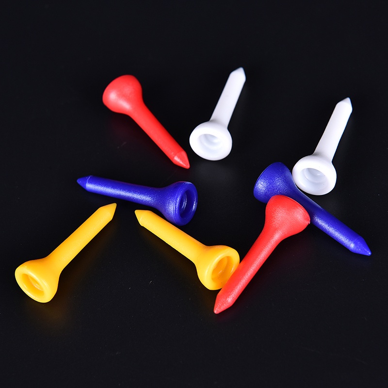 &lt; E2id &amp; &gt; 100PCS Tee Bola Golf Bahan Plastik Ukuran 36mm