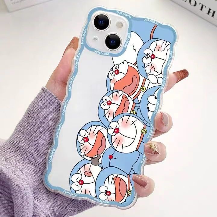 Soft Case TPU Transparan Motif Kartun Kucing Untuk Iphone 13 Pro Max / 12 / 11 / XS / XR / X / 8 / 7 / 6 Plus Mini SE 2020