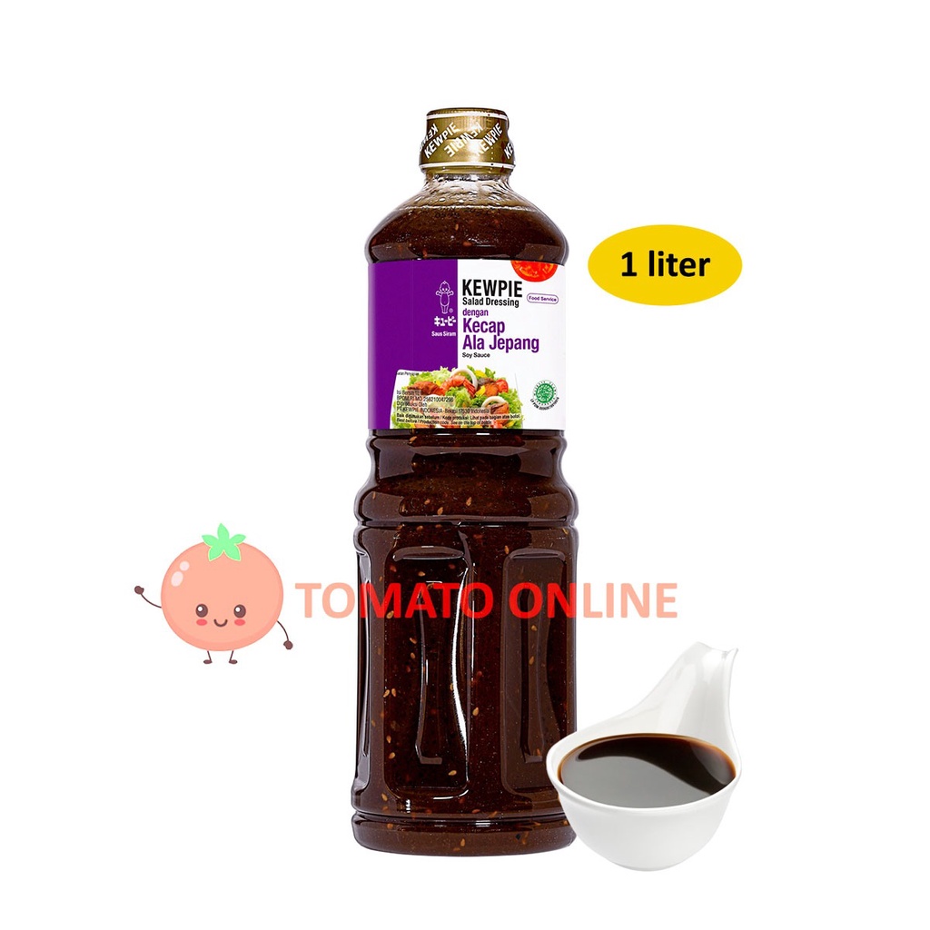 Kewpie / Soy Sauce Saus Siram Salad Dressing Japanese Jepang / 1 L 1L