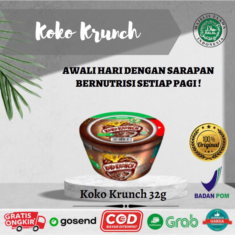 

Nestle KOKO KRUNCH Sarapan Sereal Coklat Combo 32g Original Murah