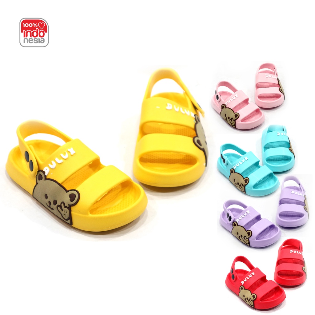 SANDAL ANAK BEAR LED UNISEX 24-29 - SANDAL ANAK MOTIF