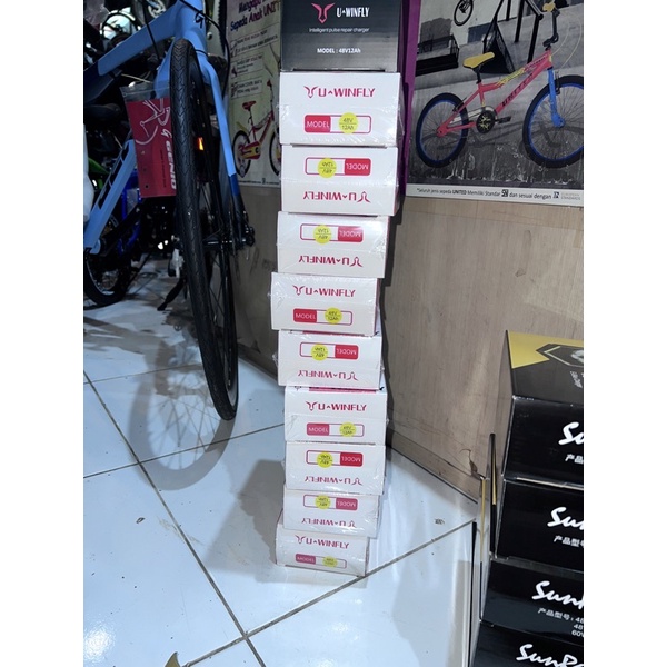 charger sepeda listrik merk uwinfly 48V 12A