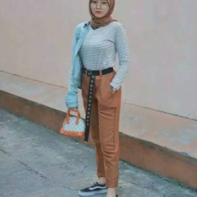 CELANA BAGGY PANTS//CELANA KERJA BAGGY DRILL//CELANA BAGGY STIK BALIK