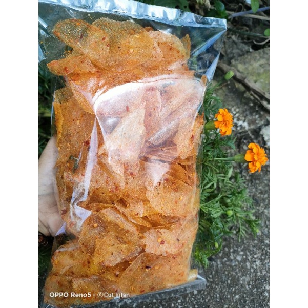 

keripik kaca pedas kripca- cut intan snack