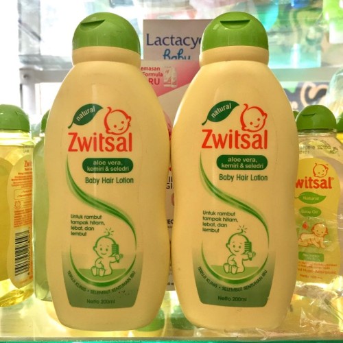 Zwitsal Baby Hair Lotion Aloe vera, Kemiri&amp;Seledri 200ML