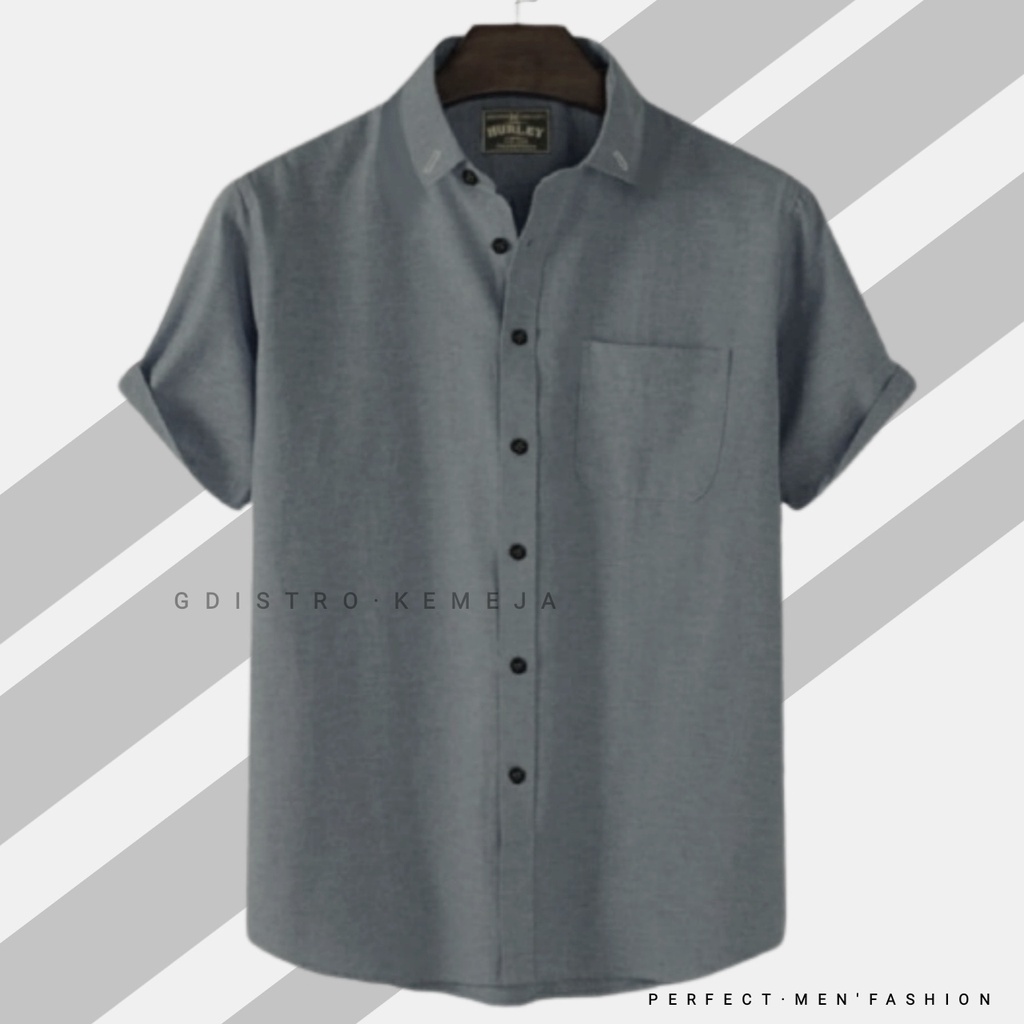Kemeja pria kekinian viral 2021 baju laki laki dewasa lengan pendek kemeja kerja kantun oxford premi